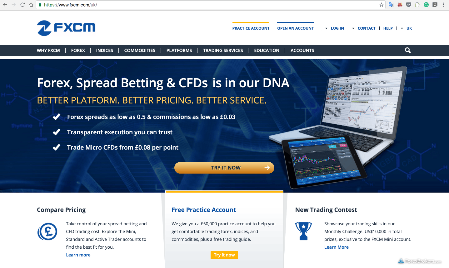 Forex com vs fxcm