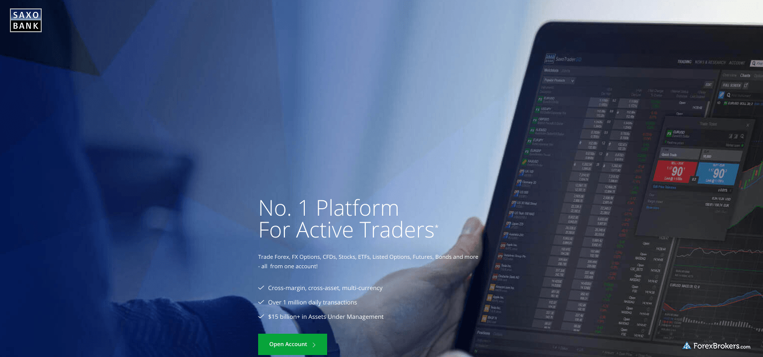 Saxo forex review